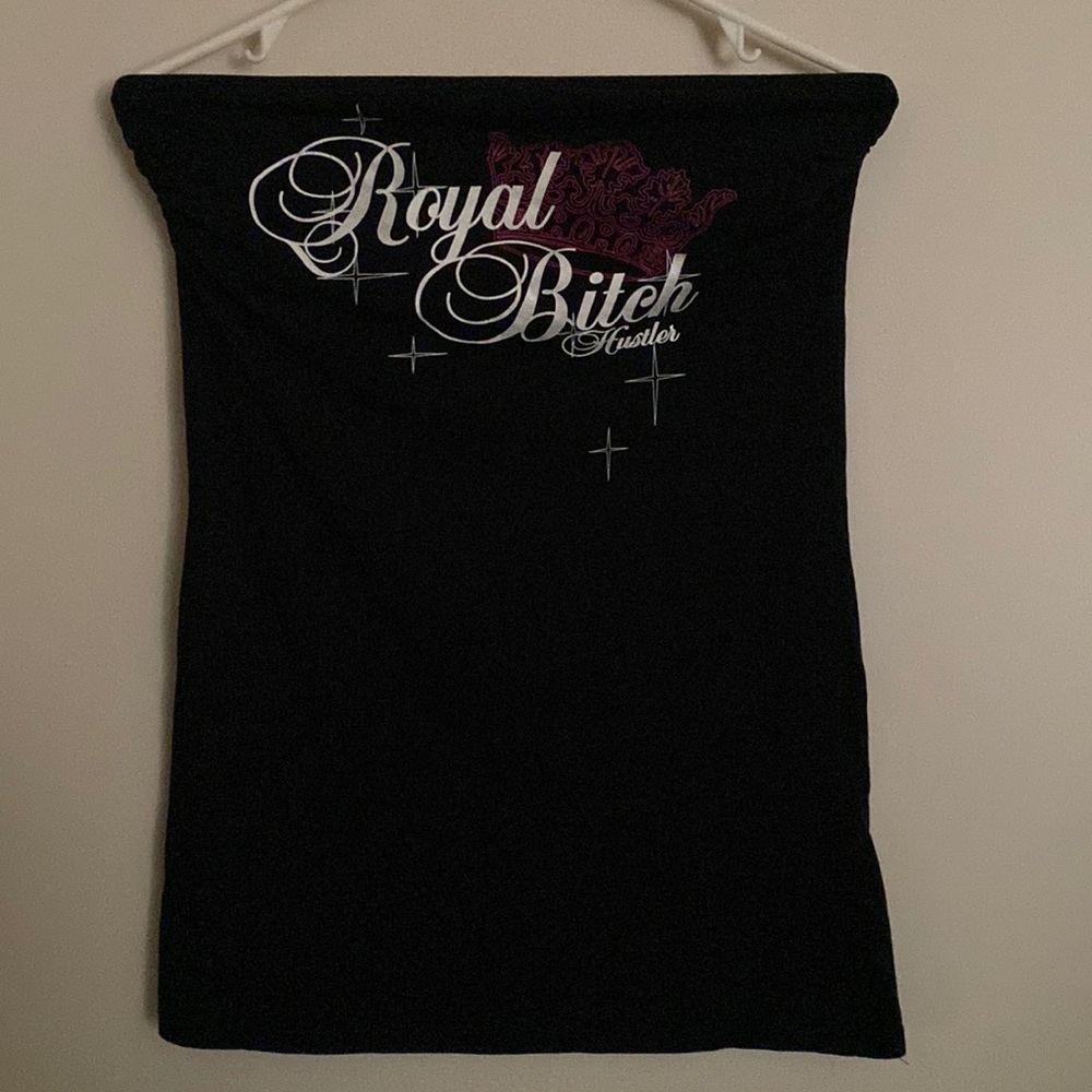 Hustler Royal Bitch tube top